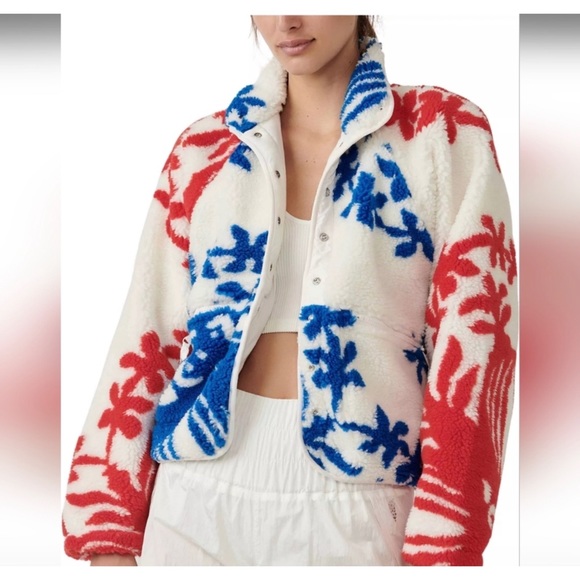 Free People Jackets & Blazers - Free People Rocky Ridge Fleece Jacket size XS